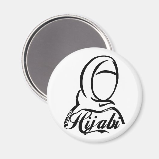 Hijabi Magnet (Vorderseite/Rückseite)