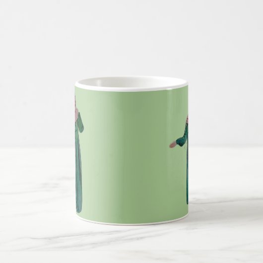 Hijabi - Muslimah - Hijab Hand gezogen - Hijab-Mäd Kaffeetasse (Mittel)