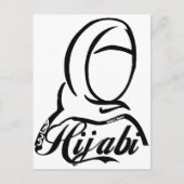 Hijabi Postkarte (Vorderseite)
