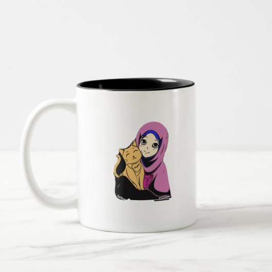 Hijabi Zweifarbige Tasse (Links)