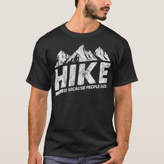 Hike Beursache People Suck Vintage T-Shirt (Vorderseite)