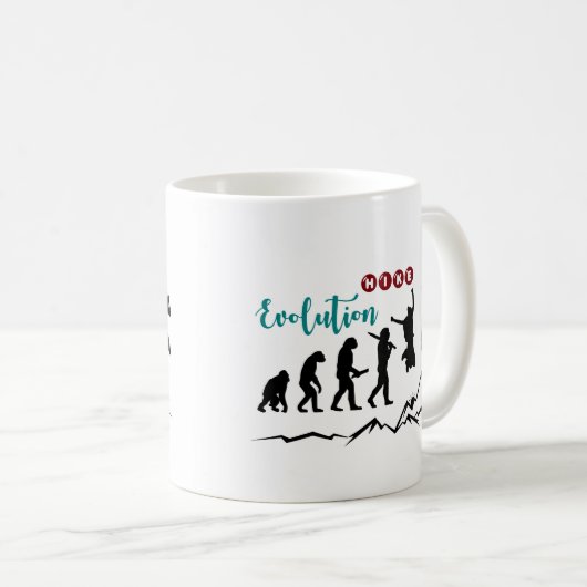 Hike Evolution Wanderung Berge Kaffeetasse (VorderseiteRechts)