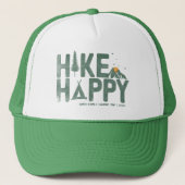 Hike Happy Camper Hiker Hiking Family Personalized Truckerkappe (Vorderseite)