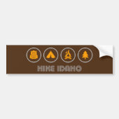 Hike Idaho Autoaufkleber (Vorne)