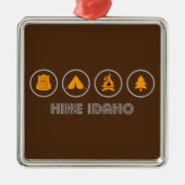 Hike Idaho Ornament Aus Metall (Vorne)