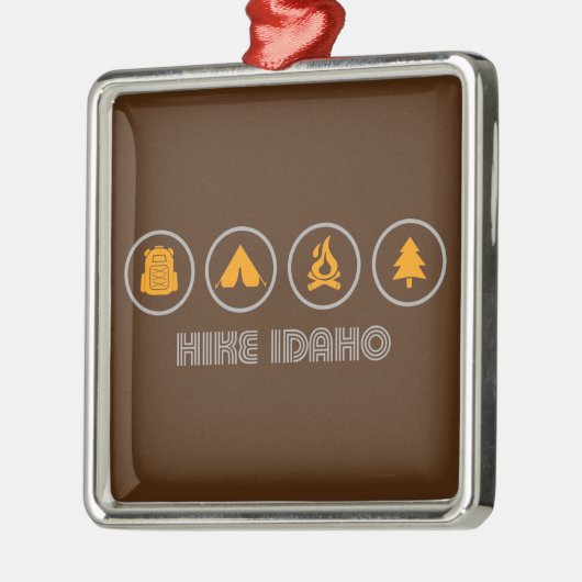 Hike Idaho Ornament Aus Metall (Links)