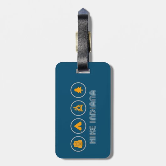 Hike Indiana Gepäckanhänger (Rückseite vertikal)