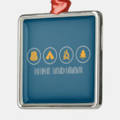 Hike Indiana Ornament Aus Metall (Links)