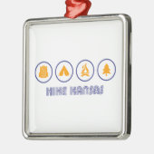 Hike Kansas Ornament Aus Metall (Links)