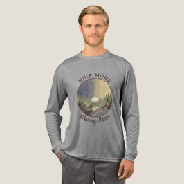 Hike More Worry Less – Mindful Hiking Tri-Blend Shirt
