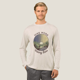 Hike More Worry Less – Mindful Hiking Tri-Blend Shirt
