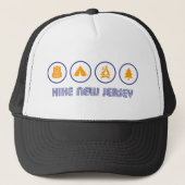 Hike New Jersey Truckerkappe (Vorderseite)