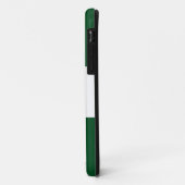 HIKE Text Bold Wide Camp Grüne Streifen Case-Mate iPhone Hülle (Hinten/Links)