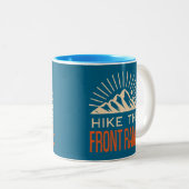 Hike The Front Range Sunburst Zweifarbige Tasse (VorderseiteRechts)