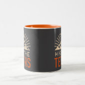 Hike The Tetons Sunburst Zweifarbige Tasse (Mittel)