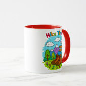 Hike Time Kids Crayon Adventure Art Tasse (VorderseiteRechts)