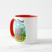 Hike Time Kids Crayon Adventure Art Tasse (Vorderseite Links)