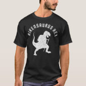 Hikeasaurus Rex Funny Dinosaur T Rex Wandern T-Shirt (Vorderseite)