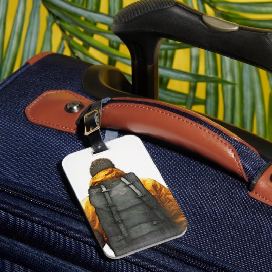 Hiked it und Gefiel es Gepäckanhänger (Vorderseite Insitu 1)