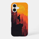 Hiker bei Sunset _ iPhone case iPhone 16 Hülle (Rückseite)