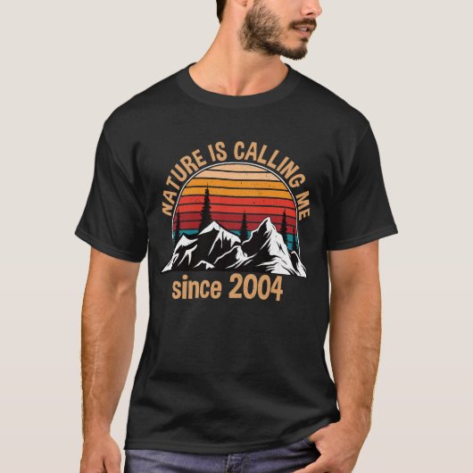 Hiker Birthday Gift 2004 T-Shirt (Vorderseite)