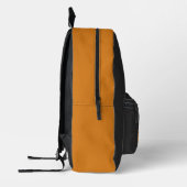 Hiker camping humor black orange bedruckter rucksack (Links)