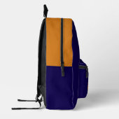 Hiker camping humor blue orange bedruckter rucksack (Links)