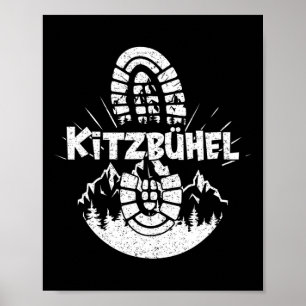 Hiker Kitzbühel Tirol Österreich Urlaub Poster