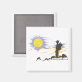 Hiker Magnet (Vorderseite/Rückseite)