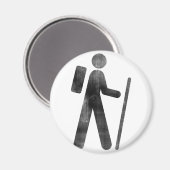 Hiker Magnet (Vorderseite/Rückseite)