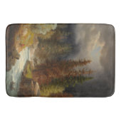 Hiker neben einem Torrential River Badematte (Vorderseite)