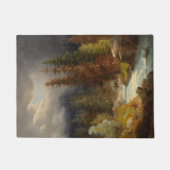 Hiker neben einem Torrential River (durch Achenbac Fußmatte (Vorderseite)