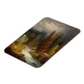 Hiker neben einem Torrential River Magnet (Linke Seite)