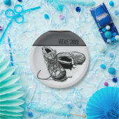 Hiker Personalisiert Camping Picnic Pappteller (Party)