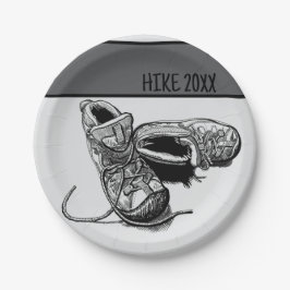 Hiker Personalisiert Camping Picnic Pappteller