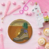 Hiker Personalisiert Camping Picnic Pappteller (Party)