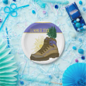 Hiker Personalisiert Camping Picnic Pappteller (Party)