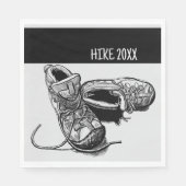 Hiker Personalisiert Camping Picnic Serviette (Vorderseite)