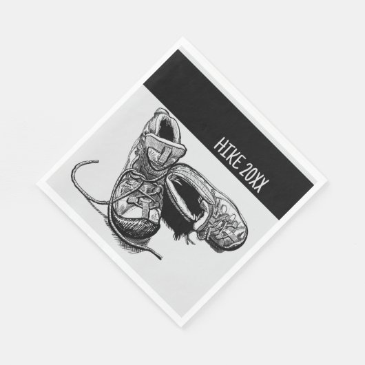 Hiker Personalisiert Camping Picnic Serviette (Ecke)