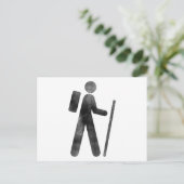 Hiker Postkarte (Stehend Vorderseite)