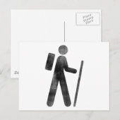 Hiker Postkarte (Vorne/Hinten)