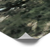 Hiker und Gornergrat Poster (Ecke)