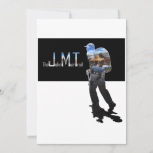Hiker und Kathedrale Spitze - John Muir Trail Feiertagskarte