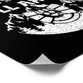 Hiker Zell Am See Sheimerburger Land Vacation Poster (Ecke)