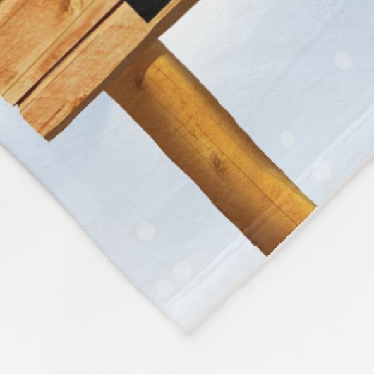 Hikers Christmas Fleece Blanket (Ecke)