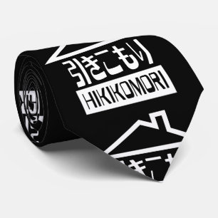 Hikikomori 引 き こ り japanischen Recluse Krawatte