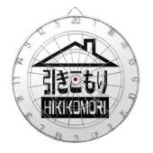 Hikikomori 引 き こ り japanischen Rekruten Dartscheibe (vorne)