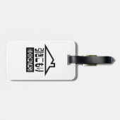 Hikikomori 引 き こ り japanischen Rekruten Gepäckanhänger (Rückseite horizontal)