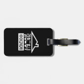 Hikikomori 引 き こ り japanischen Rekruten Gepäckanhänger (Rückseite horizontal)