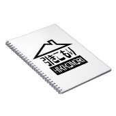 Hikikomori 引 き こ り japanischen Rekruten Notizblock (Rechte Seite)